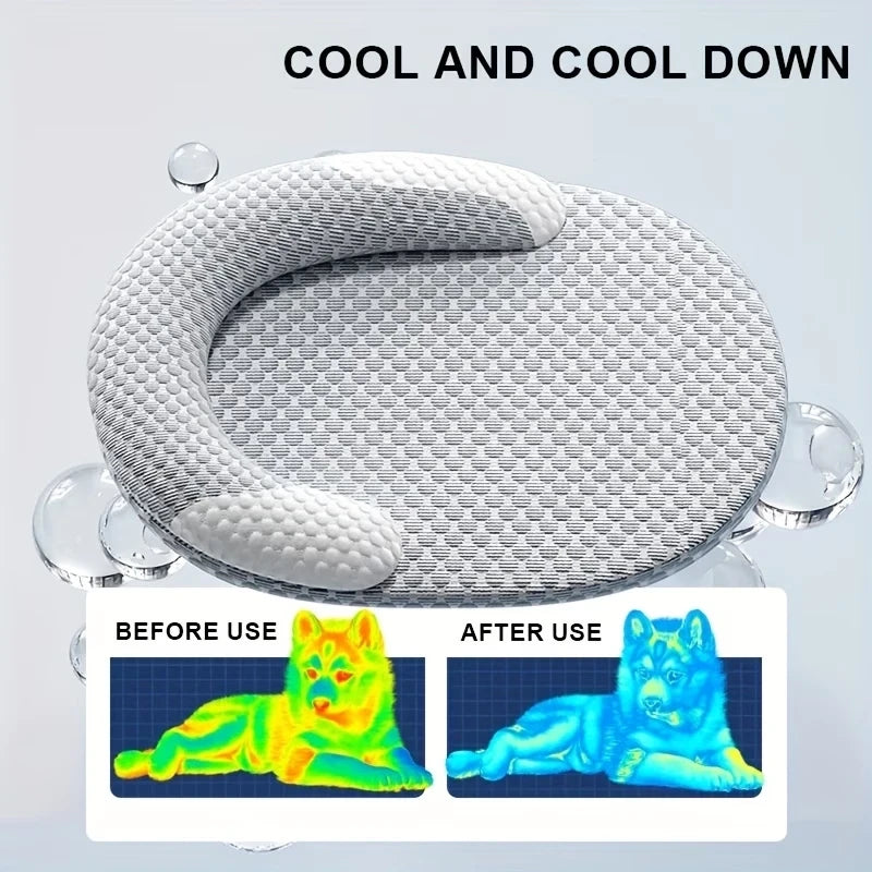 Zyko Ice Silk Cooling Bed – Breathable Summer Pet Mat
