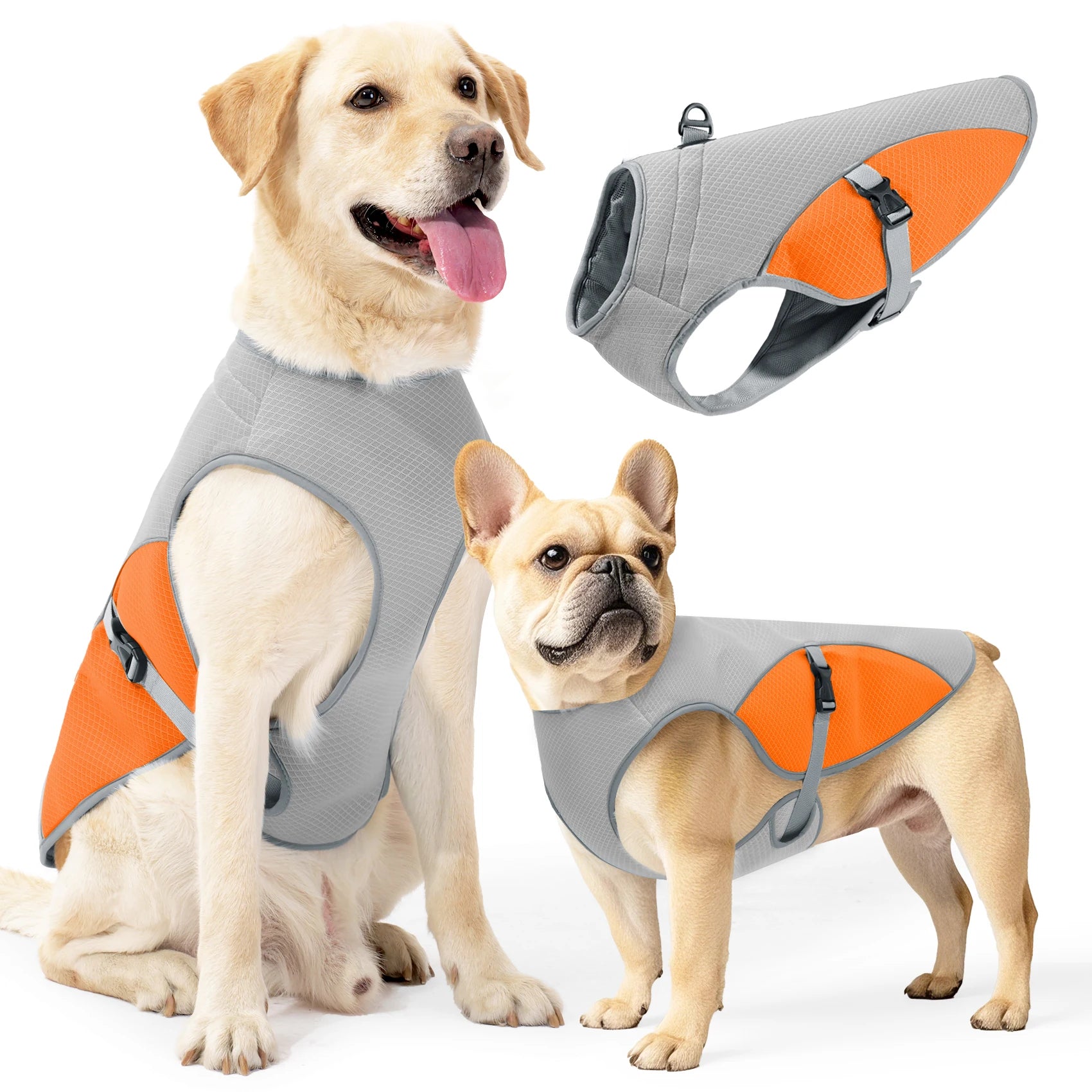 Zyko Cooling Vest – Dog Harness with Built-In Water Bottle